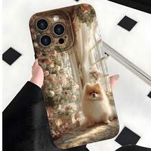 2026 nueva funda de teléfono esmerilada, funda de teléfono con estampado de perro peludo y árbol de Navidad para  17 14 Pro Max  17 13 Pro  17 12  17 11  Galaxy S23 S22 S21 S20 funda de teléfono regalo de pareja para novio novia regalo de vacaciones - Azul Klein - Ver 4