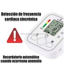 Monitor de toma de presión arterial de brazo recargable usb - Blanco - Ver 4