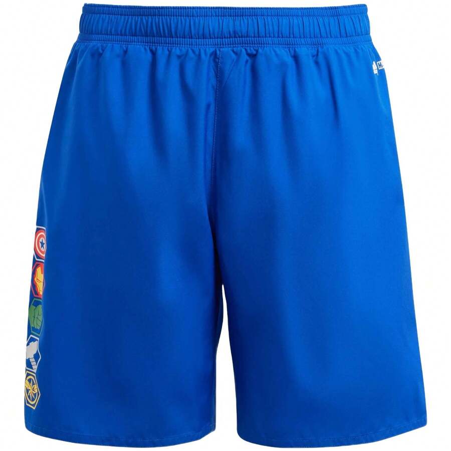 Adidas Teen Boys Shorts - Blue - View 1