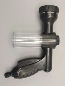 高压洗车水枪带伸缩软管 - 塑料花园软管喷枪，适用于家庭、车辆和户外清洁，可伸缩淋浴管，用于洗车和浇花 - 彩色 - 查看 22