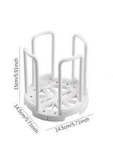 1个可调节厨房水槽碗碟晾干架，多功能碗碟收纳架 - 彩色 - 查看 5