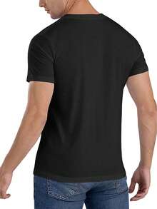 First Sunday Graphic T-Shirt - Vintage Cotton Crew Neck Tee, Retro Summer Breathable Short Sleeve Shirt, Unique Artistic Print For Men And Women, Ideal Gift For Birthdays, Casual Wear, And Special Occasions - 黑色 - 查看 3