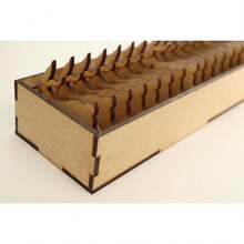 Juego de Carretes de Madera de conejo, Caja Organizadora de Hilos con Diseño de Conejo para Almacenamiento de Material de Bordado y Costura, bobinas para Hilo de madera - 1 - Ver 4