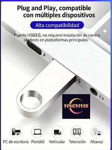 USB Flash Drives - Silver - View 5