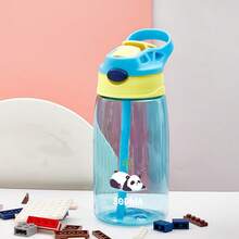 16oz/480ml Personalized Water Bottle For Kids, With Straw And Cap, Birthday/Back To School Supplies, Reusable, Suitable For Children, Boys, Girls And Teens, Great Gift Idea. 12oz/350ml Stainless Steel Water Bottle For Kids, With Silicone Straw, Unicorn, Butterfly, Space, Construction Vehicle Themes, Pink, Green, Blue, Purple, 5 Color Options, Children, Urban Chic, Modern, Colorful, Cute - Style 2 - View 23