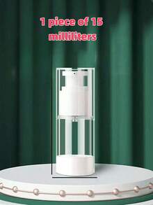 1 Set Of Simple Transparent Portable Cosmetic Vacuum Pump Bottles, 15ml/100ml - Clear - View 11