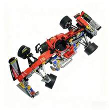 1200片赛车系列积木玩具，手工减压模型，男孩生日礼物，桌面摆件