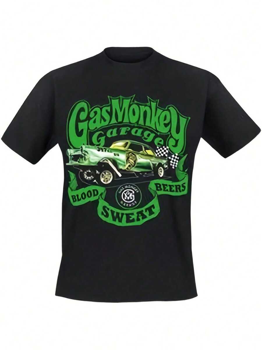 Gas Monkey Garage T-Shirt 220g - 黑色 - 查看 1