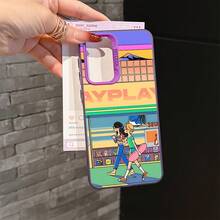 Funda de teléfono Summer Girl Dopamine para Samsung Galaxy A56, A26, A36, A55, A35, A06, A16, A24, A34, A54, A15, A05S, A25, A23, A33, A53, A73, A13 4G/5G - Cubierta trasera mate anti-caída - Colores mixtos - Ver 7