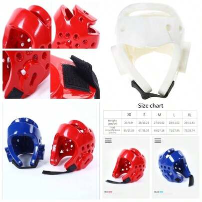 Nios Helmets Sports Protector Taekwondo Helmets Protective Kickboxing Karate Guard Artes Marciales Headgear Nios Boxing Headgear Muay Thai Gear Taekwondo para Artes Marciales