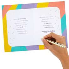 Hallmark - Tarjeta de cumpleaños para hermana (Love You)(default) - Multicolor - Ver 5