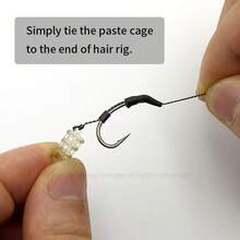 Carp Fishing Tool Paste Bait Cage For Hair Rig Groundbait Carp Coarse Method Feeder Fishing Tackle Equipment - Green - View 2