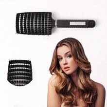 1pc Hair Brush Scalp Massage Comb Man Hair Brush Nylon Women Wet Curly Detangle Hair Brush For Salon Hairdressing Styling Tools ,Hair Tool Kit ,Hair Styling Kit - Multicolor - View 11