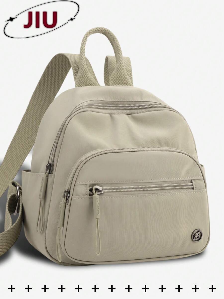 Ba lô nylon nhiều lớp chống trộm, ví nữ, túi thời trang đa năng hàng ngày, túi du lịch nhẹ nhiều ngăn, ba lô tối giản dung tích lớn, ba lô tiện dụng, phù hợp cho học sinh, y tá, giáo viên, chuyên gia kinh doanh, du lịch, đi làm, mua sắm, văn phòng, hẹn hò, leo núi, đào tạo, công việc, quà sinh nhật, quà ngày lễ, ba lô