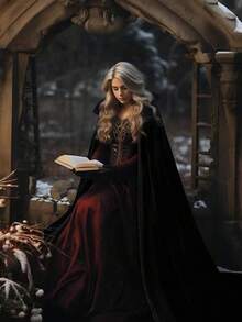 رداء شتوي دافئ، مناسب لكل من الرجال والنساء، رداء مخملي للحفلات والأداء مزود بقبعة، مناسب لمختلف المناسبات والأعياد، أزياء هالوين والأدوار المسرحية، أزياء الشياطين والخفافيش، إكسسوارات العطلات، هدية مثالية لهواة الأدوار المسرحية