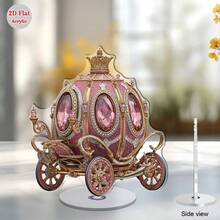 18.01厘米 x 17.07厘米 精致亚克力圣诞雪景汽车装饰画 - 适用于卧室、客厅等场所 - 室内/室外节日艺术品，理想的圣诞礼物 - 彩色 - 查看 12