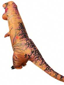 侏罗纪霸主驾到！可爱又威猛的充气霸王龙服装