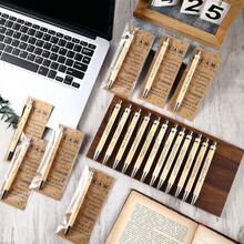 Saybright - Juego de 24 juegos de regalos de agradecimiento a los empleados bolígrafo motivacional de madera de bambú con tarjetas inspiradoras regalos de equipo de Navidad para compañeros de - VariosColores - Ver 4