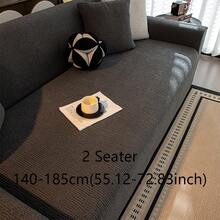 1pc Luxurious Velvet Sofa Cover, Elegant & Luxury, Anti-Slip, Dust-Proof, Scratch-Resistant, Suitable For All Seasons, Bedroom, Living Room And Study - Dark Grey - View 15