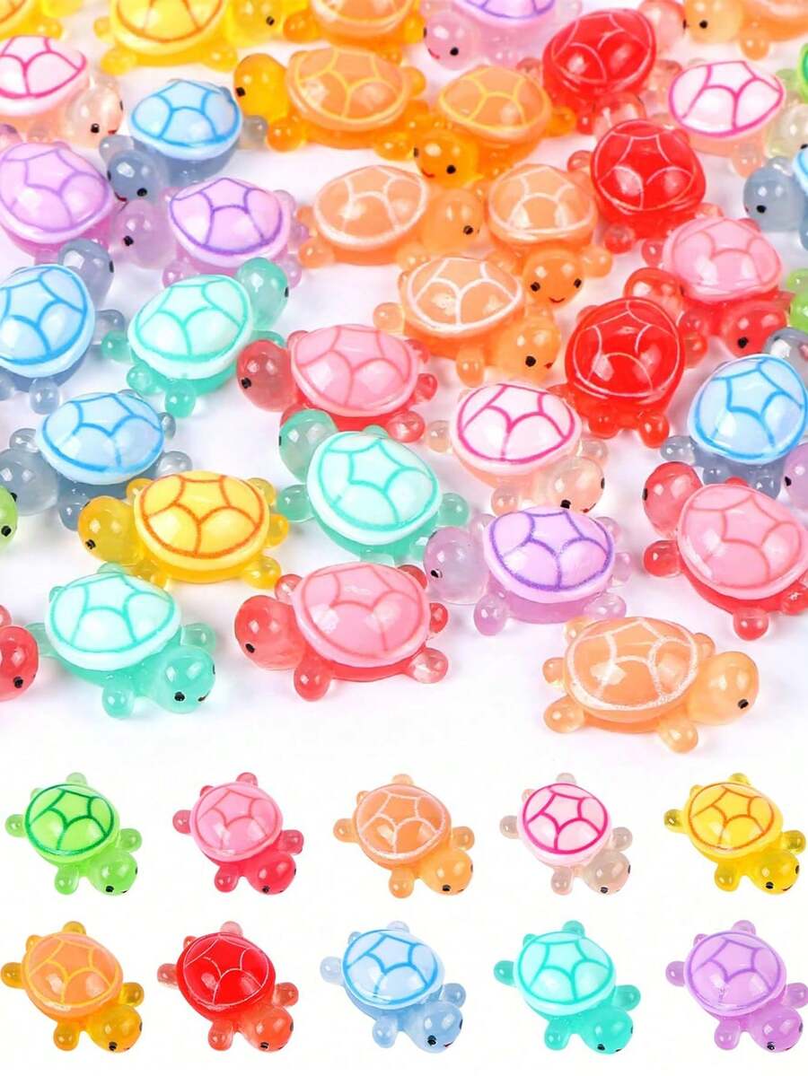 50 chiếc đèn ngủ hình rùa biển 3D - Đồ thủ công tự làm độc đáo & quà tặng tiệc tùng, quà nhét ngẫu nhiên vào tất Giáng sinh. - Nhiều màu - Xem 1