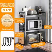 Dish Drying Racks - noir : Double couche - Voir 4