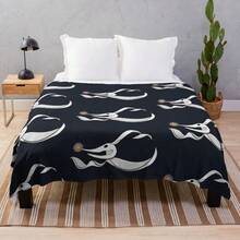 Zero Ghost Dog From Nightmare Before Christmas Flannel Throw Blanket, Character Design Soft Cozy Blanket For Couch, Warm Lightweight Decor For Movie Fans, Halloween And Animated Film Gifts - 主圖顏色 - 查看 1