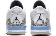 Air Jordan 3 Retro 'UNC' Blue White Valor-Blue Tech-Grey Sneakers Men CT8532-104 - 彩色 - 查看 5