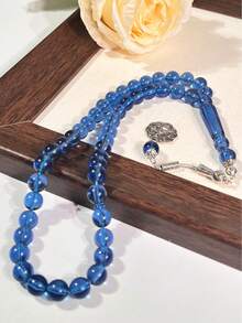 1pc Muslim Religious 45 Beads Acrylic Single Strand Tasbih/Misbaha Prayer Beads, Durable Acrylic Material For Daily Islamic Ritual Use - Multicolor - View 7