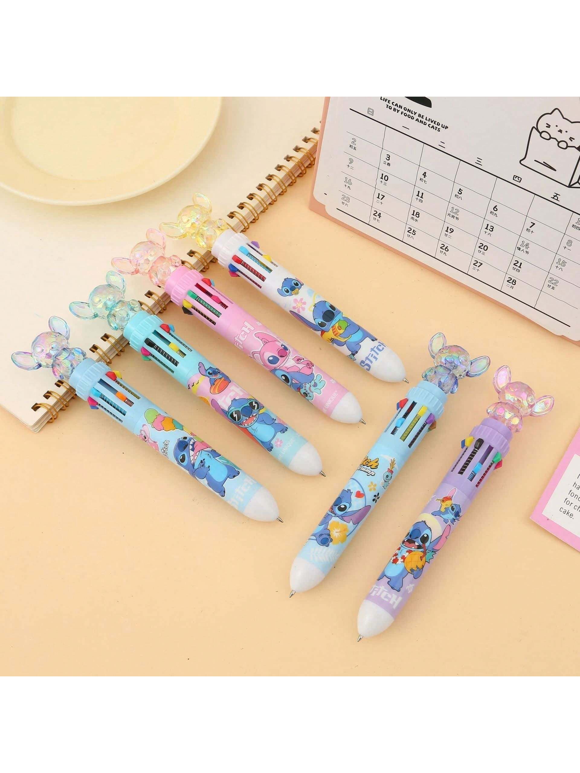 طقم 5 أقلام جل قابلة للمسح – ستتش ديزني 0.5 مم بتص...