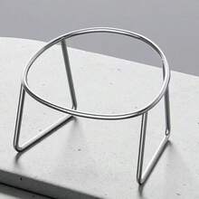 304Stainless Steel Cat And Dog Feeding And Water Bowl - Adjustable Height, Overflow-Proof Wide Base, Easy-To-Clean Design, Rust-Resistant And Durable Structure, Suitable For Indoor/Outdoor Use - Cleaning Cat Feeding Station, Modern Pet Accessories, Easy-To-Clean Materials - 420ml - View 10