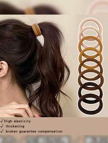 50pcs Khaki Nude Invisible Hair Ties Elastic Towel Rings Headbands Daily Style Makeup Travel Essentials School Opening Gifts, Red Gift Box New's Gifts, Hair Accessories For Women, Hair Tools, Beauty Accessories, Curly Hair Accessories, For Women, Fall, Travel, Hair Tools, Accessories Women, Hair Stuff,Fall,Hair,Hair Accessories,Hair Accessories For Women,Travel,Hair Accessories,Accessories Women,Hair Accessory,Hair Accessories Women,Hair Tools,Hair Stuff,Stuff,Beauty Accessories - 混色 - 查看 4