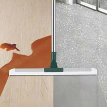 1pc Magic Silicone Broom, Stainless Steel Floor Squeegee For Home, Kitchen, Bathroom, Wall, Glass Cleaning - Green - View 9