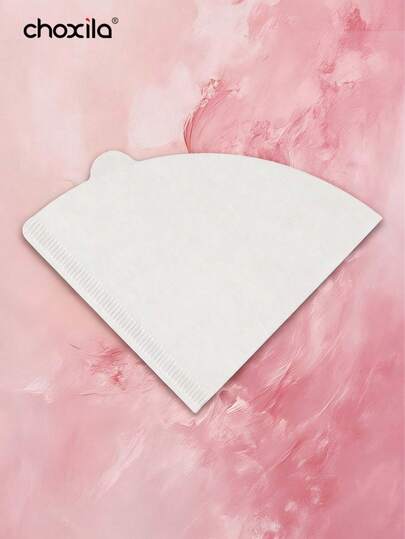 choxila 40pcs/100pcs V01 Coffee Filter, V-Shaped Coffee Filter Paper, Unbleached Natural Paper Filter, Disposable Coffee Tea Filters For Pour Over And Drip Coffee Maker