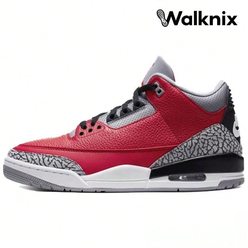 Air Jordan 3 Retro SE 'Unite' Red Fire-Red Cement-Grey Black Sneakers Men CK5692-600 - Nhiều màu - Xem 1