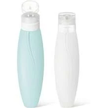 Travel Toiletry Bottles Set 150ml Silicone Refillable Squeeze Bottles Lotion Shampoo - Multi - View 1