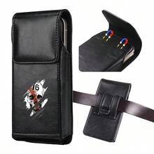 Geantă de talie pentru bărbați cu imprimeu de craniu, geantă de talie pentru depozitarea telefonului mobil, geantă funcțională pentru bărbați, instalată pe centură, potrivită pentru activități în aer liber, cum ar fi pescuit, ciclism, drumeții etc. Este un cadou perfect de ziua de naștere, cadou de Anul Nou, cadou de Ziua Îndrăgostiților - Multicolor - Vizualizare 4