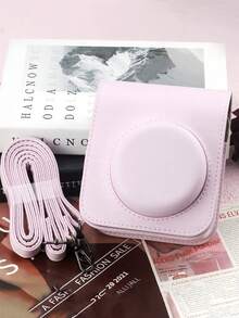 Estuche de cámara de cuero PU adecuado para Mini 11/12, resistente a arañazos, a prueba de golpes, se adapta a cámara instantánea, correa de hombro ajustable, regalo perfecto para cumpleaños, Año Nuevo, Día de San Valentín, decoración del hogar, viajes, vuelta al colegio - Multicolor - Ver 9