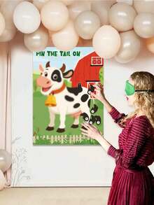 Party Game Gender Reveal Poster Atmosphere Decoration Props For Boys Or Girls Anniversary Baby Shower Supplies Party Decoration Happy Birthday Party Wedding Bridal Shower Gift Party Poster Game - Shape - View 3