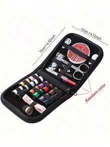 Bộ dụng cụ may vá hoàn chỉnh với kim thép lỗ to - Bộ dụng cụ may vá du lịch hạng nặng, kim và chỉ dùng cho sửa chữa khẩn cấp, thủ công, vá quần áo - Vật dụng may vá di động dành cho người lớn và sửa chữa khi di chuyển. - Nhiều màu - Xem 7