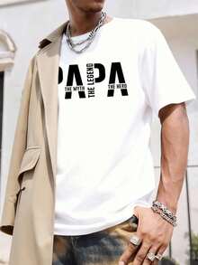 T-shirts pour hommes - Blanc - Voir 1