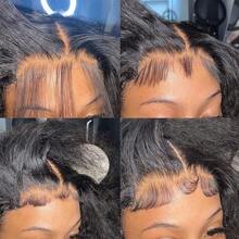 [Buy 1,Get 2] 13x4 Lace Front Wigs Human Hair Pre Plucked 200 Density Brazilian Wet And Wavy Human Hair Wigs For Women Glueless Curly Lace Frontal Wig Natural Color Combo  Ombre Honey Blonde Lace Front Wig Human Hair 13x4 Highlight Body Wave Lace Front Wig Human Hair Pre Plucked With Baby Hair 4/27 HD Lace Wig Human Hair  Colored Wigs  Buy 1 Get 1 Free Wig - Natural Black - 查看 9