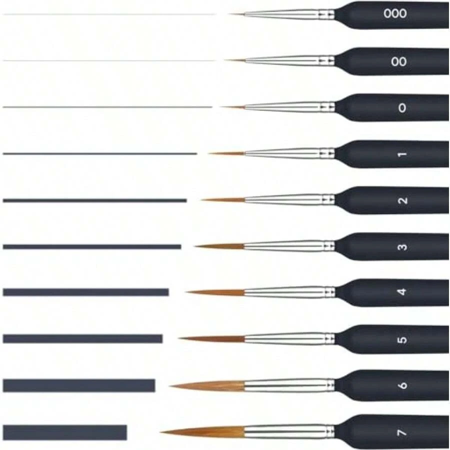 Brushes Sets - NegroBlancoyMarrn - View 1