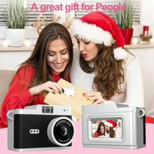 1080P HD Digital Camera, Supports 32GB, Portable Digital SLR Camera, Multi-Function Multi-Filter, Suitable For Video Blogging And Travel Photography, Digital Camera Toy (200mA Rechargeable Battery) - Multicolor - View 11