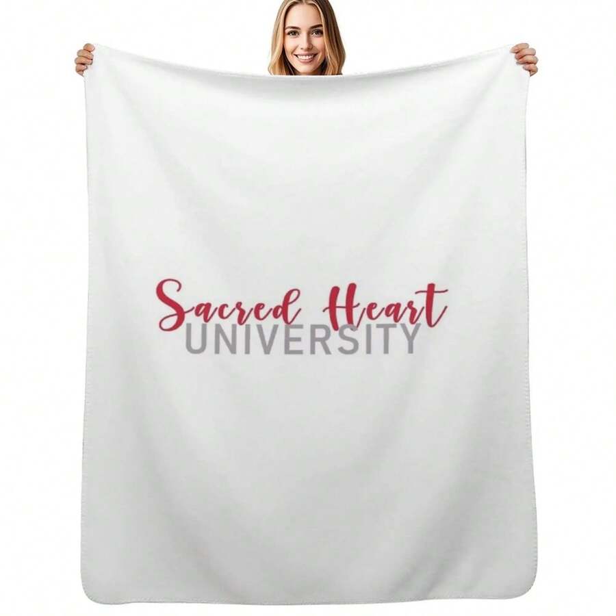 Sacred Heart University Throw Blanket Extra Large Throw For Decorative Sofa Soft Big Decorative Beds Blankets - màu đen - Xem 1