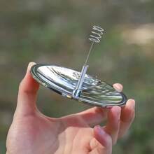 1个户外太阳能打火石，防风防水，适用于露营、求生等活动，小巧设计，高品质镜面，太阳能供电，无需电池 - 彩色 - 查看 3