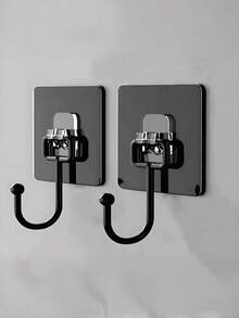 10pcs Heavy-Duty Self-Adhesive Wall Hooks - Waterproof, Multi-Functional, Suitable For Coats, Towels, Keys, Etc. - Easy To Use In Bathrooms, Kitchens And Homes - Multicolor - View 11