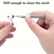 【1 个清洁刷和 3 对耳塞】带降噪孔的替换耳塞，兼容 Apple Pro 和第二代；三合一清洁套装，兼容 Apple 1、2、3、Pro/Pro 2；硅胶耳塞，兼容 Apple Pro（S/M/L） - 白色 - 查看 8