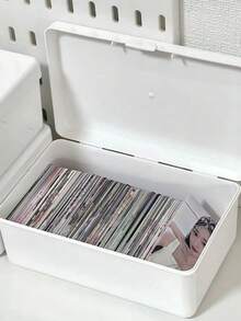 1 pezzo Scatola portaoggetti multicomparto per biancheria intima, organizer 3 in 1 ad alta capacità per reggiseni, calze e mutande (il motivo sulla scatola è un adesivo, non una stampa)