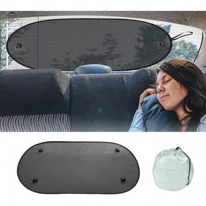 Car Window Shade For , UV Rays Protection Automotive Window Sunshades With Suction Cups, Car Sun Shade Windshield, Rear Windshield Sun Blocker, Travel Blackout Accessories