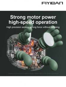 FIYIBAN Un nuevo tipo de masajeador de cuello y hombros con puntos de presión, con funciones avanzadas de masaje con presión de los dedos, masaje de manos, cuello y hombros, así como características de terapia de vibración y calor. Recargable, adecuado para uso en el hogar, la oficina y los viajes. - Multicolor - Ver 3